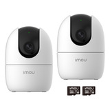 Kit X2 Cámara De Seguridad Imou Ranger 2 Wifi Ip 2mp +32gb