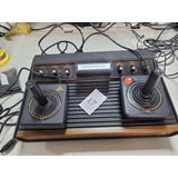 Console Atari 2600 Light Sixer 6 Chaves Frente Madeira Veja Vídeo