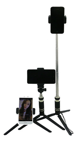Mini Palo De Selfie Con Trípode For Teléfono Bluetooth