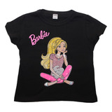 Remera Barbie Fashonista Brillo Cutie Nena Infantil 