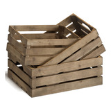 Barnyard Designs Juego De 3 Cajas De Madera, Grandes Cajas .