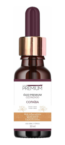 Óleo Premium De Copaíba Ozonizado Vilmed 30ml 100% Natural