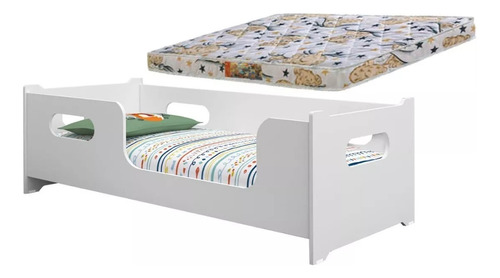 Cama Carro Mini Diversos Personagens P/ Meninas Com Colchão