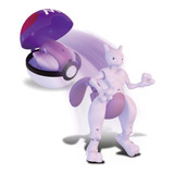 Pokemon Pokebola Figura Coleccionable Lanzador Pop Mewtwo