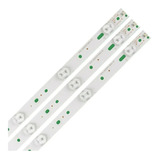 Kit 3 Barra Led Philips 32phg4900 Aoc Le32s5760 Le32d1352