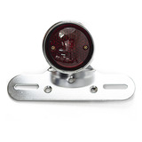 Porta Placa Stop Calavera Luz M2020 Moto Universal Kinlley