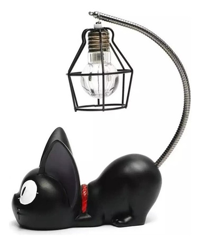 Lampara  Gatito  Negro Luz Noche Gatito  Decoración