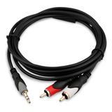 Cable De Audio Divisor Estéreo A 2 Rca 1.8m Radioshack