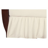 Tl Care 100% Natural Cotton Percale Crib Bed Skirt, Ecr...