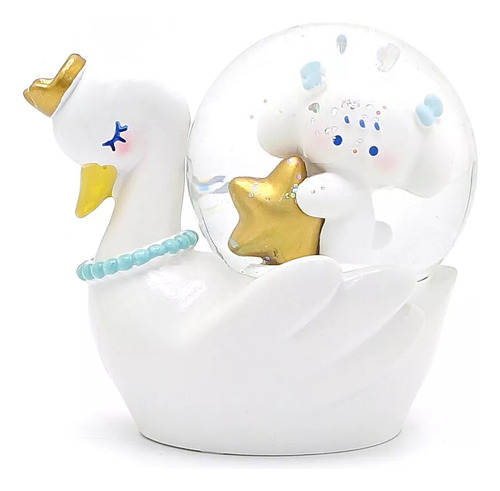 Esfera De Vidrio Cisne Cinnamoroll Sanario Con Luz