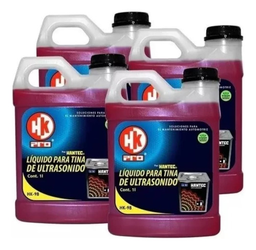 Liquido Limpieza Para Tinas De Ultrasonido Kit 3 Pzas