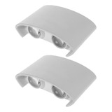 4w4 Lampara Led Exterior Recargable Aplique De Pared*2