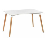 Mesa Eames Rectangular Madera Colores Varios 1.20 X 80