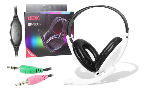 Headfone Dex Df-300 P2 Com Microfone Estéreo