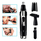 Maquina De Tirar Pelos Nariz Barba Bigode Orelha Sobrancelha Cor Preto 110v/240v