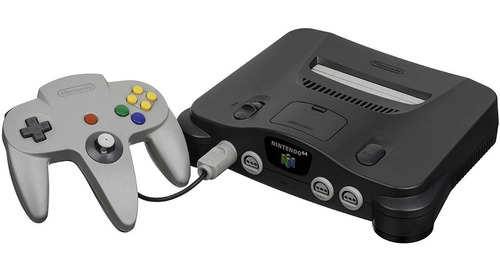 Consola Nintendo 64 + Memoria Expa + 4 Controles + 1 Juego