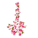 Guirnalda Artificial Decoración Flor De Durazno Sakura 2,10m