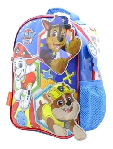 Mochila Jardin Paw Patrol Patrulla Canina Cresko 30cm Color Pw104