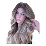 Peruca Lace Wig Morena Iluminada Mechas Lw05