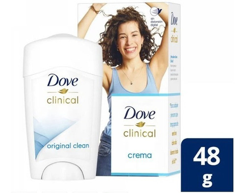 Dove Clinical Crema Dama X 48g Fragancia Original