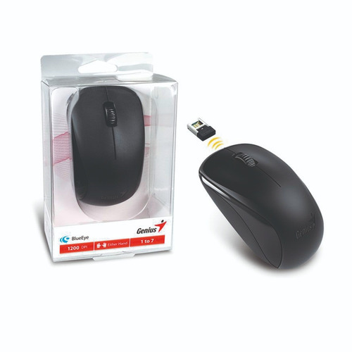 Mouse Genius Nx-7000 Inalámbrico Color Negro