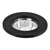 Luminario Empotrado Fijo Negro Para Mr16 Volteck 46613