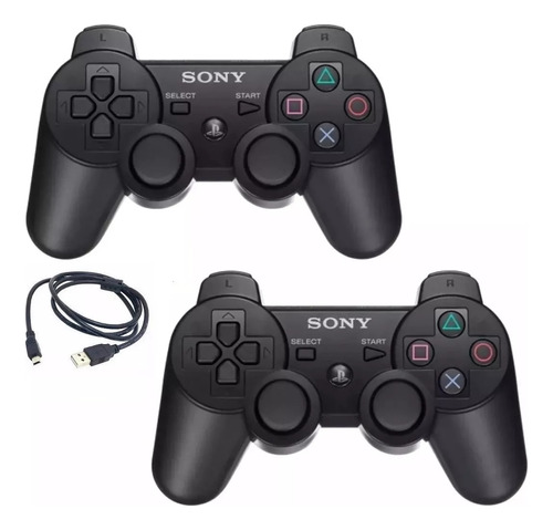 Combo De 2 Joystick Sony Ps3 Bluetooth Inalám Envio Gratis