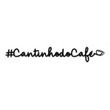 Aplique De Parede Cantinho Do Café Preto 45cm Com Xicara