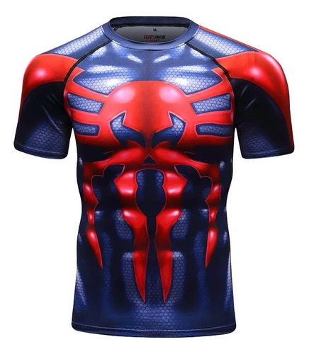 Playera Compresión Gym Spiderman 2099 Miguel Ohara