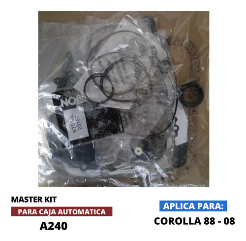 Master Kit Toyota Corolla Sensacion 1.6/1.8 88  Caja A240  Foto 4