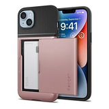 Funda Spigen Slim Armor Cs Para iPhone 14 Plus - Rose Gold 