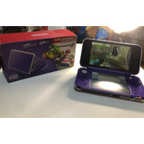 New Nintendo 2ds Xl Violeta - 32gb - Lotado De Jogos - Ler Descrição