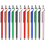 12 Boigrafos 3 En 1 Lapiz Optico Soporta Celular 6 Colores
