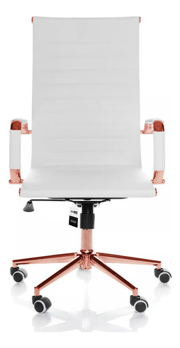 Cadeira De Escritório Giratoria Eames Branca - Gold