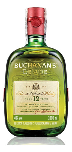 Whisky Buchanans Deluxe 12 Años Litro - mL a $133