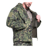 Chaqueta De Camuflaje Suave De Forro Polar Para Hombre