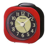 Reloj Despertador Seiko Qhe121r Color Rojo Watchcenter