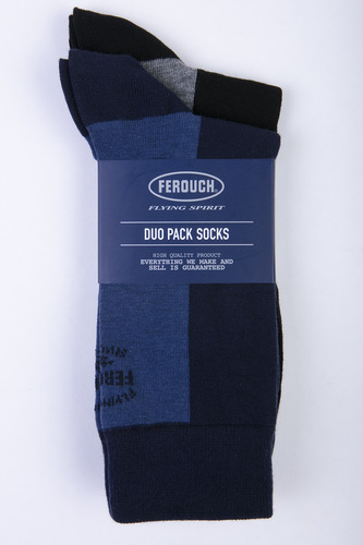 Calcetines Ohio Duo Pack Azul Ferouch Ss24
