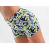 Minishort Sport Bearfit Crossfit Estampado Mujer