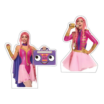 Figuras Luli Pampín 3 Pzas Coroplast