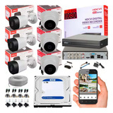 Cámaras De Seguridad Kit Cctv 1080p Dahua Dvr 8ch+6 Cámaras