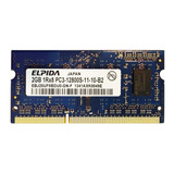 Ram Ebj20uf8bdu0-gn-f Elpida 2gb Pc3-12800 Ddr3-1600mhz Non-