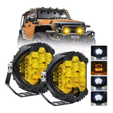 Par Faros Redondos Led Superpotente 80w Tipo Baja 5 Pulgadas