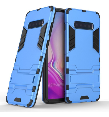 Funda Iron Para Galaxy S10 Plus Sm-g973f Cristal Plano