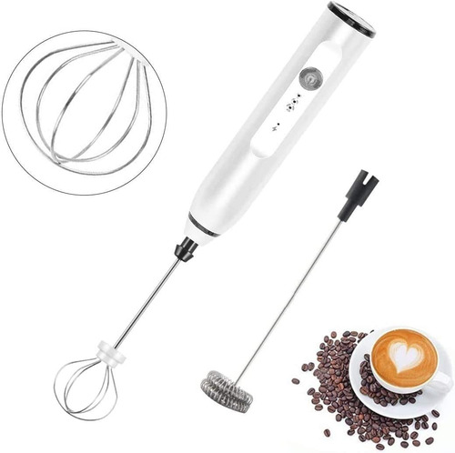 Batidor Eléctrico Usb Espuma Café Leche Recargable Oferta !!