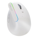 Mouse Vertical Delux M618c Ergônomico Sem Fio ( Com N/f-e ) Cor Branco