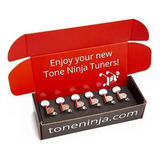 Genuine Tone Ninja Tuners, 6 Inline Staggered, Pearloid  Aad
