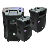 Combo 2 Bafles 18 2000w Mp3 Bluetooth Activo+pasivo