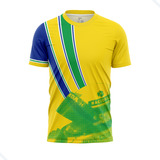 Camisa Casual Academia Confort Dry Fit Senna Brasil Uv 50+