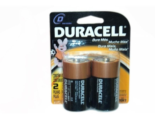 Pilha Grande Alcalina 2d Par - Duracell